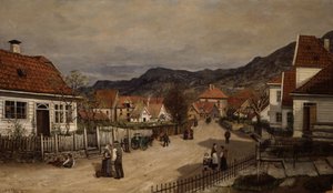 Günlük yaşamın olduğu şehir sokakları by Nils Andreas Johannesen