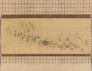 Böcekler Alayı, 19. yüzyıl. by Nishiyama Kan