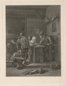 Öğretmen ve çocuklar ile derslik by Noach van der Meer (II)