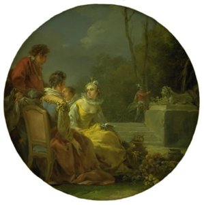 Parktaki Figürler by Noel Halle
