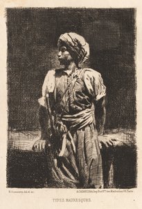 Mağribi Türleri, 1875. by Norbert Goeneutte