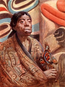 A Haida Woman of Queen Charlotte Island (North-West America) 