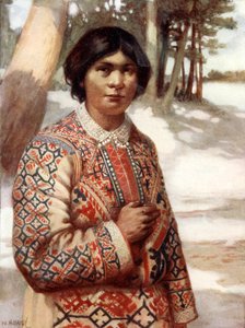 An Ostiak Woman, Siberia  by Norman Hardy
