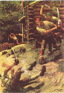 MacDonald 1947 (renkli lito) tarafından yayınlanan Treasure Island
