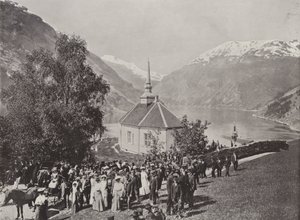 Merok, Geiranger (s / b fotoğraf) by Norwegian Photographer