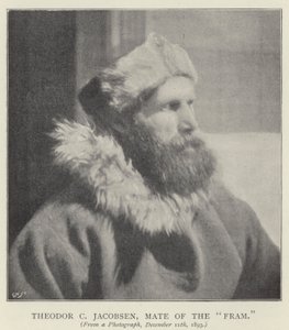 Theodor C Jacobsen, "Fram"ın arkadaşı (s/b fotoğraf) by Norwegian Photographer