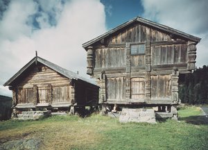 Köylü evleri, inşa tarihi 1712 by Norwegian School