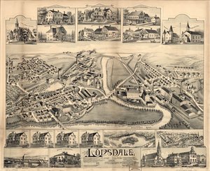 Lonsdale, Rhode Island, 1888. by O.H. Bailey and Co.