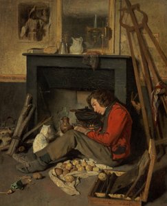 Bir Stüdyonun İç Mekanı by Octave Tassaert