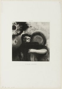 Garip Bir Hokkabaz, plaka 5 by Odilon Redon