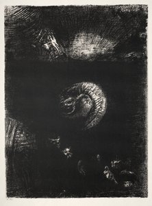 Ve Her Türlü Korkunç Yaratık Ortaya Çıkıyor by Odilon Redon