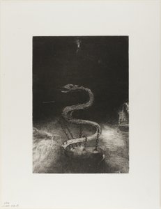 Ve Onu Bin Yıl Bağladı, levha 8/12 by Odilon Redon