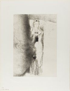 Ve Melek Buhurdanı Aldı, plaka 4/12 by Odilon Redon
