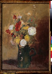 Çiçek buketleri Boyama Odilon Redon (1840-1916) 19. yüzyıl Bordeaux, Musee des Beaux Arts by Odilon Redon