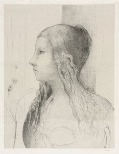 Tanrıların Alacakaranlığında Brünnhilde by Odilon Redon