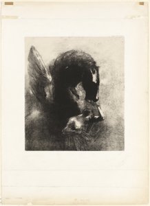 tutsak pegasus by Odilon Redon