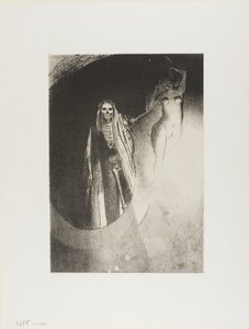 Ölüm: Seni Ciddi Yapan Benim; Birbirimizi Kucaklayalım, levha 20/24 by Odilon Redon