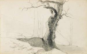 "Bask Ülkesi" başlıklı bir albümden çizim, 1862-63 by Odilon Redon