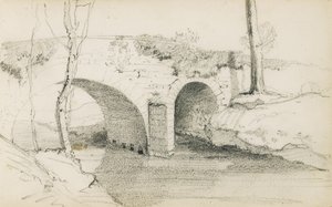 "Bask Ülkesi" başlıklı bir albümden çizim, 1862-63 by Odilon Redon