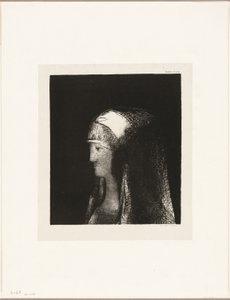 Rahibeler sınıfı üyesi by Odilon Redon