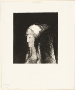 Rahibeler sınıfı üyesi by Odilon Redon
