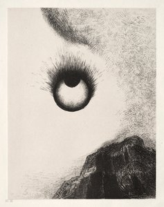 Her Yerde Göz Küreleri Alev Alır by Odilon Redon