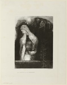 Dişi Aziz ve Devedikeni by Odilon Redon