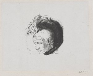 Andre Mellerio'nun 'Resimde İdealist Hareket' adlı eserinin ön parçası by Odilon Redon
