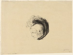 André Mellerio'nun Resimdeki İdealist Hareketi İçin Ön Eser by Odilon Redon
