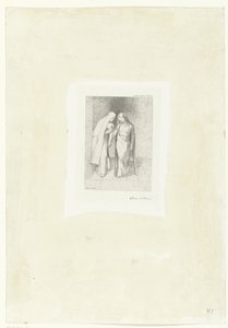 gizemli konuşma Entretien mystique (nesne üzerindeki başlık) by Odilon Redon