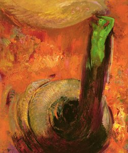 Yeşil Ölüm, c.1905 by Odilon Redon