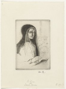 het boek Kitap (Sainte-Thérèse) by Odilon Redon