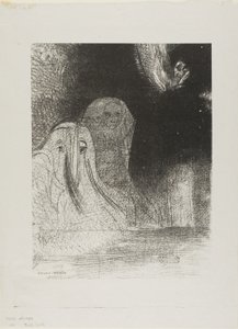 Bazen Gökyüzünde Ruh Biçimlerine benzeyen Şeyler Gördüm, levha 21/24 by Odilon Redon