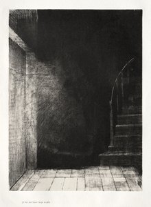 Bir Işık Parlaması Gördüm, Büyük ve Soluk by Odilon Redon