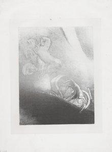 Uçuruma düşer... by Odilon Redon