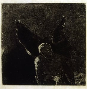 Baudelaire#39;in #39;Les Fleurs du Mal#39; adlı eseri için Odilon Redon#39;un illüstrasyonu. 1891. by Odilon Redon