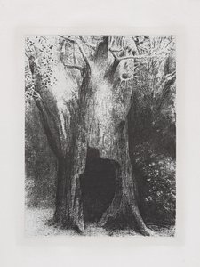 yalnızlığa gömüldüm by Odilon Redon