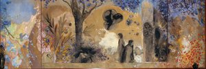 Gece, 1910-1911. by Odilon Redon