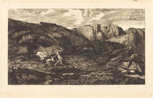 Korkmak by Odilon Redon