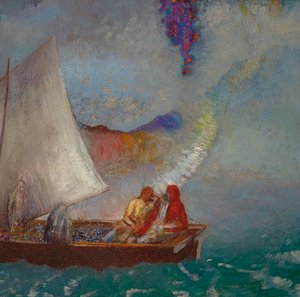Gri Yelken, um 1900-1904. by Odilon Redon