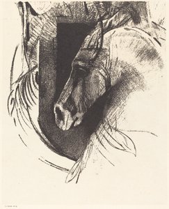 Kurye (Yarış Atı) by Odilon Redon