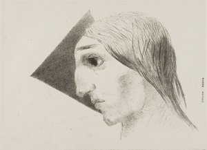 Madness, To Edgar Poe'dan altıncı plaka by Odilon Redon