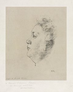 Bayan Juliette Dodu by Odilon Redon