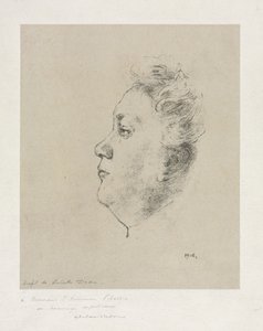 Bayan Juliette Dodu, 1904. by Odilon Redon