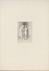mistik konuşma by Odilon Redon