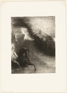 Ayaltı Dünyasının Hacısı, plaka 5 / 6 by Odilon Redon
