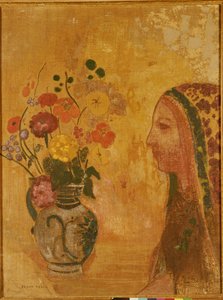 Bir Kadının Profili by Odilon Redon