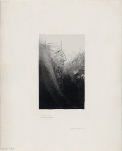Aziz Anthony: "Bana yardım et, Tanrım!", plaka 2 / 24 by Odilon Redon