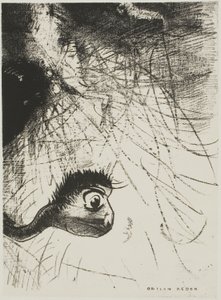 Aziz Anthony: "Bir yerde bedenleri yalnızca görüntü olan ilkel şekiller olmalı, levha 4/6 by Odilon Redon