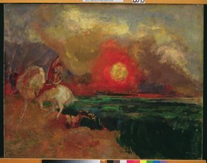 Aziz George ve Ejderha by Odilon Redon